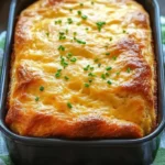 Delicious cheddar cheese quick bread fresh out of the oven.