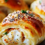 Delicious Crab Cheese Rolls made with crescent dough and creamy filling