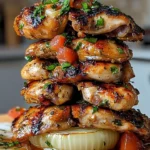 Herb-Infused Mediterranean Chicken Gyro with fresh veggies and tzatziki sauce