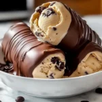 Delicious homemade coffee ice cream served in a bowl