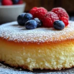 Delicious Limoncello Ricotta Cake topped with lemon zest and fresh cream