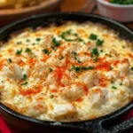 Delicious crab dip served at Joe's Crab Shack with a creamy texture and seasonings.