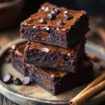Delicious Blackout Brownies inspired by Johnny Cash's recipe