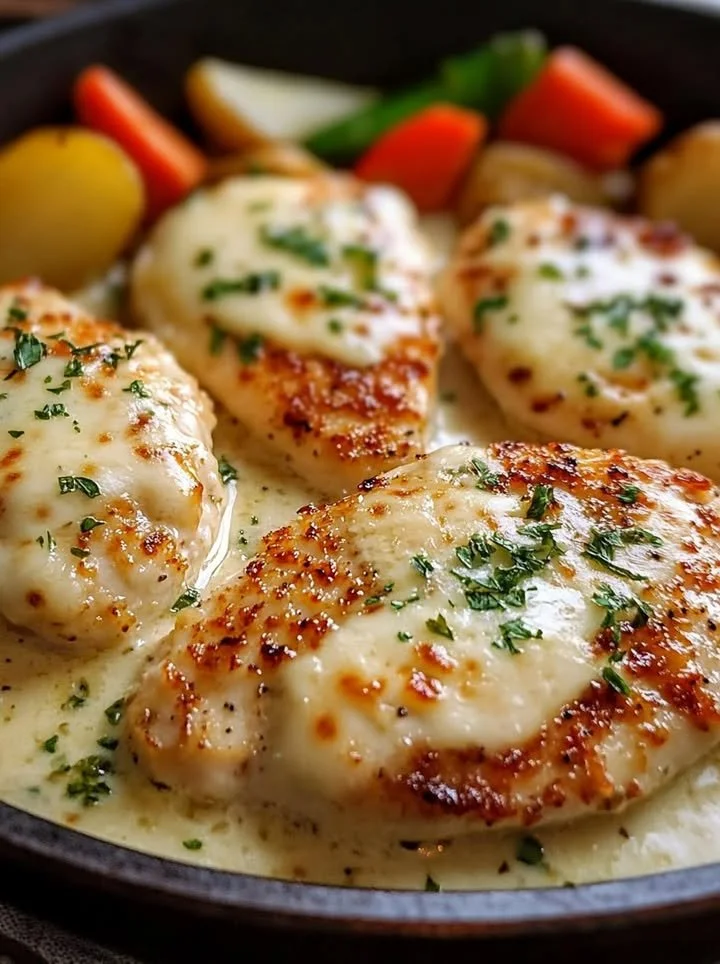Longhorn Steakhouse Parmesan Chicken dish served with a side