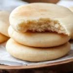Delicious old fashioned southern tea cakes on a floral plate.
