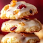 Orange cranberry ricotta cookies with a delightful texture and flavor
