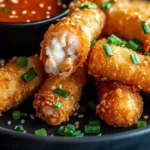 Shrimp and Crab Rangoon Egg Rolls - Crispy appetizers filled with creamy crab and shrimp.
