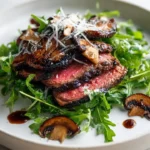 Smoky Tagliata-Style Ribeye served with fresh herbs and grilled vegetables
