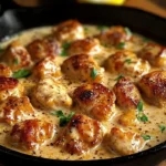 Texas Roadhouse Butter Chicken Skillet served in a sizzling dish