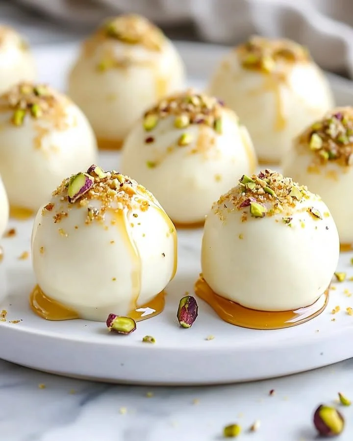 Beyoncé's Bliss Bites dessert on a plate with colorful toppings.